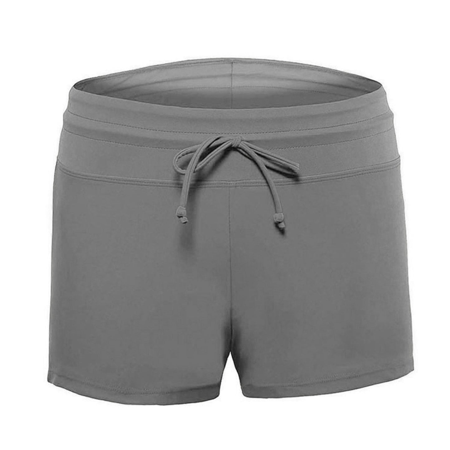 Ashirexll Swim Shorts Women, Bathing Suit Bottoms for Women, Swimsuit Shorts Swim Briefs Plus Size Bottom Boardshort Swim Short Gray M